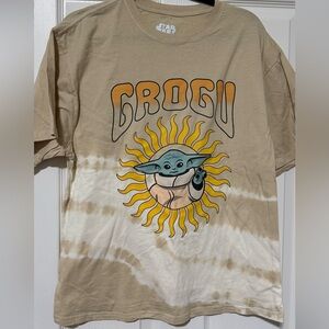 Star Wars The Mandalorian Grogu Sun Vibes Tie Dye Tee